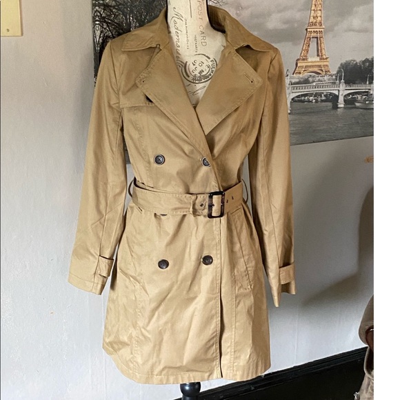 Banana republic trench coat factory Clearance